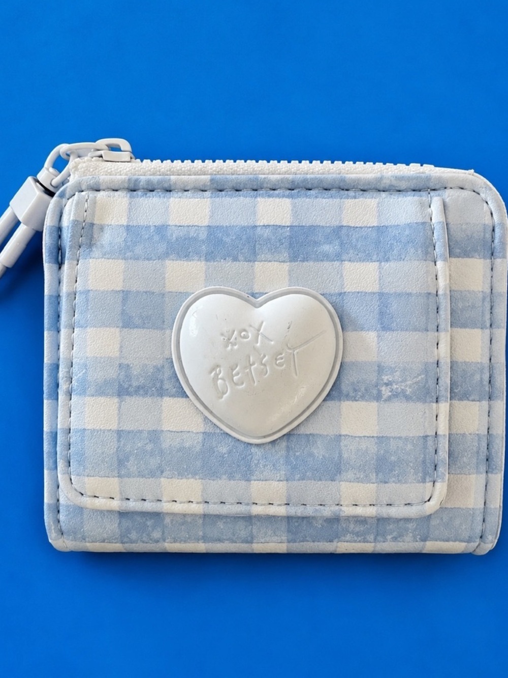 Betsey Johnson L Zip French Card Wallet NWT
